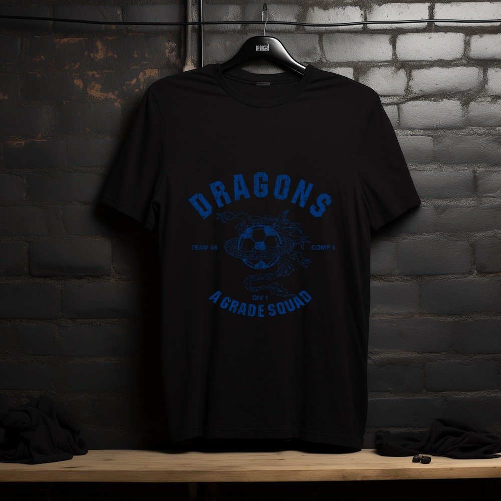 Dragons A Grade Squad Football Graphic T-Shirt