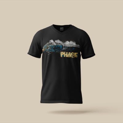Mountain Peak Adventure Black T-Shirt