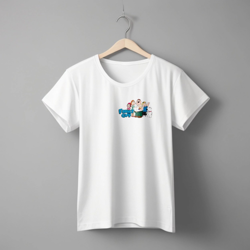Funny Cartoon Family Graphic T-Shirt