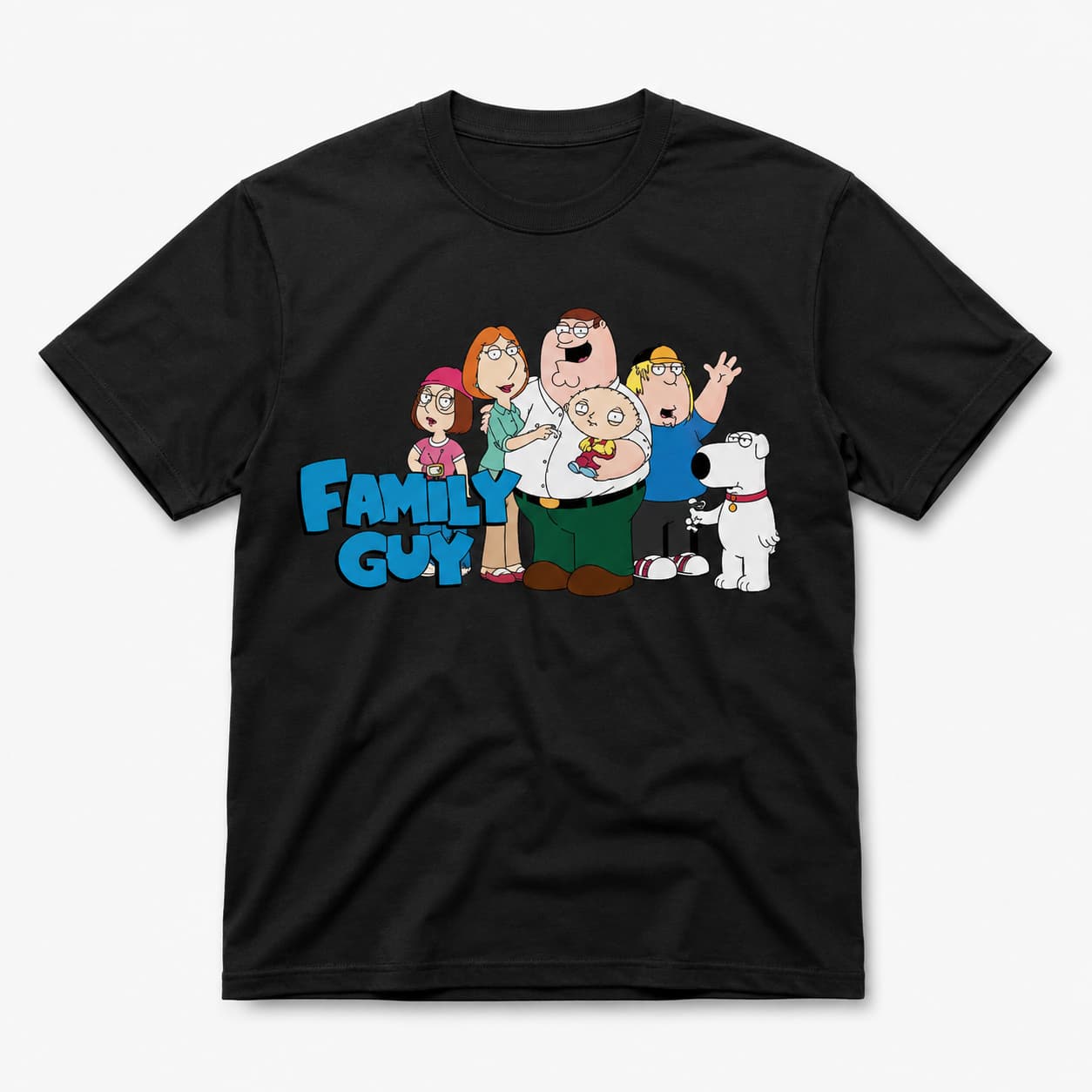 Funny Animated Family Graphic Printed T-Shirt for Men