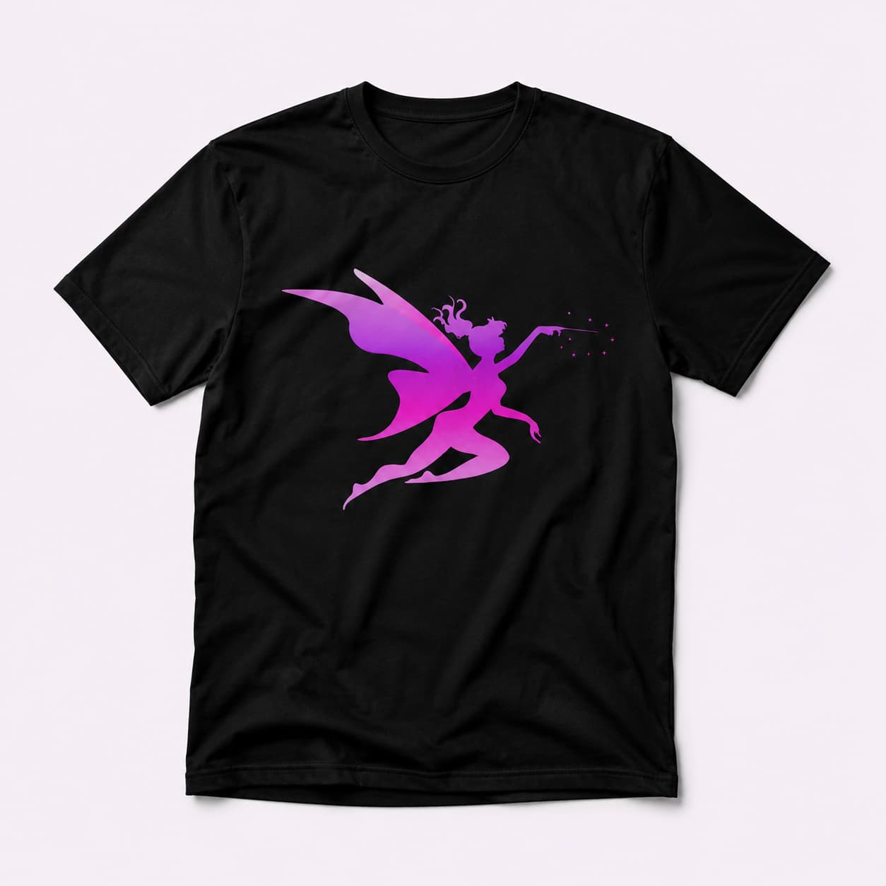 Mystical Fairy Silhouette Graphic Printed T-Shirt for Men & Women