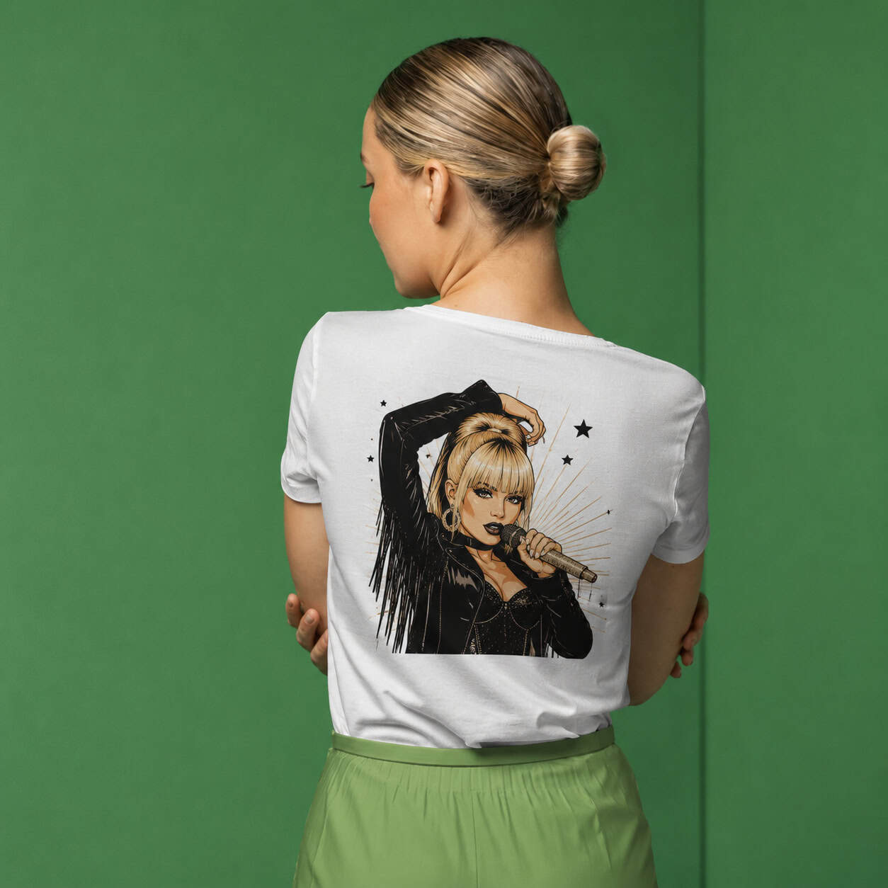 Women's Celebrity Style Graphic Print T-Shirt