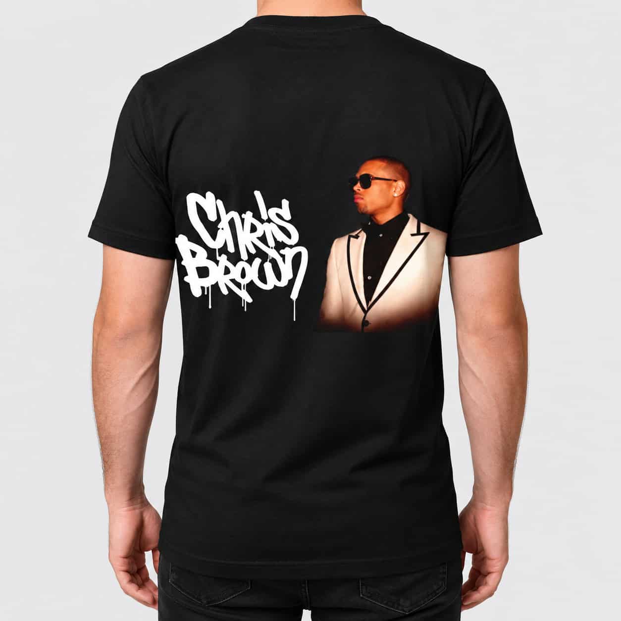 Urban Music Icon Graphic Black T-Shirt