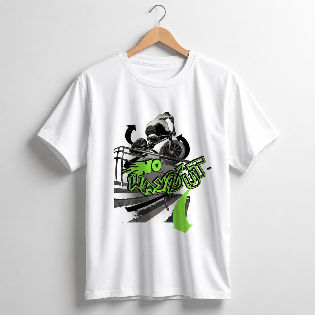 No Way Out BMX Graphic T-Shirt